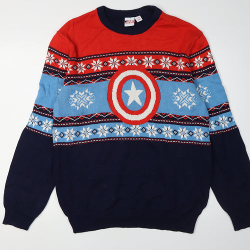 Marvel Men's XL Multicoloured Pullover Jumper
