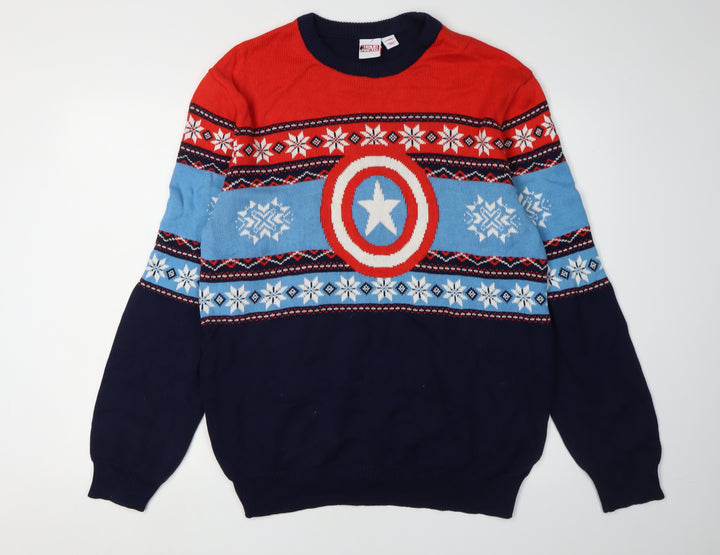 Marvel Men's XL Multicoloured Pullover Jumper