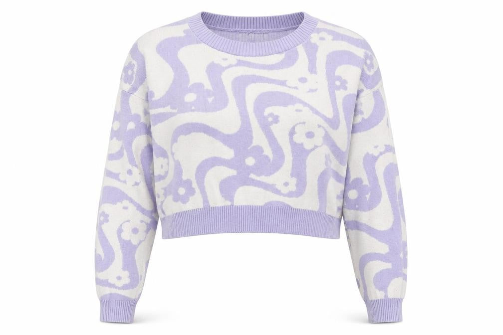 Front view of Hollister women’s multicoloured m jumper