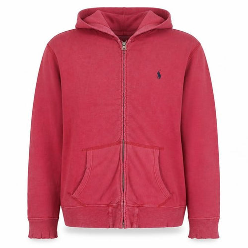 Polo Ralph Lauren Women's Red Full Zip Hoodie XL