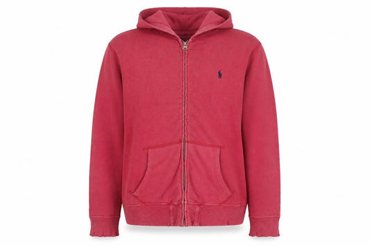 Polo Ralph Lauren Women's Red Full Zip Hoodie XL