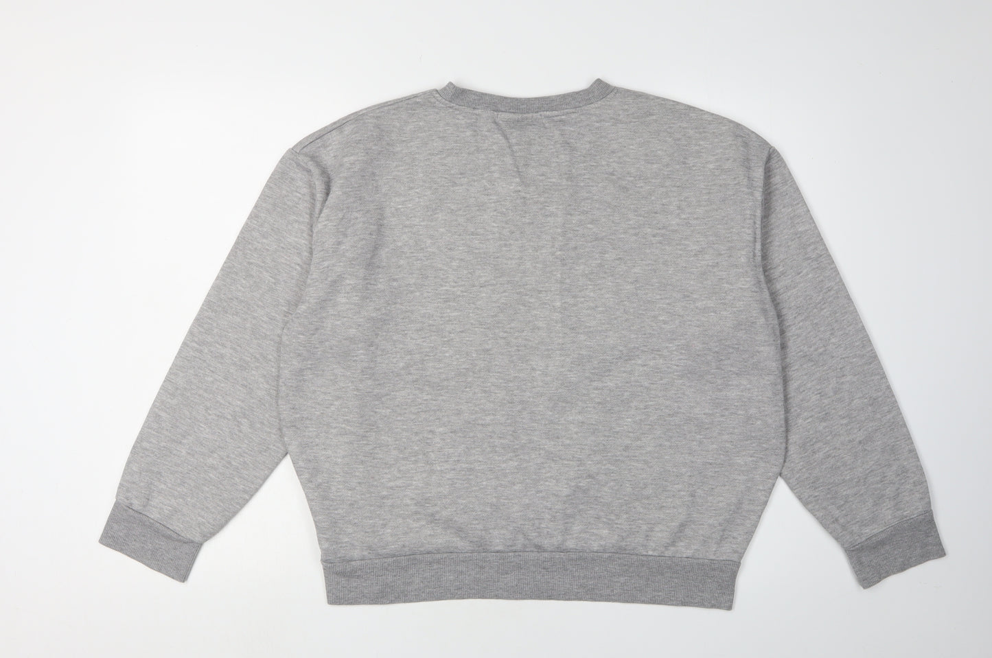 Disney Women's Grey Mickey & Minnie Sweatshirt M