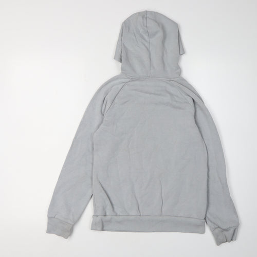 Under Armour Boys Grey Pullover Hoodie Size M with Logo