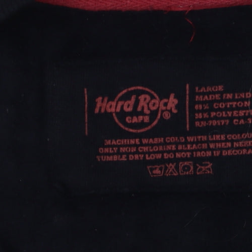 Hard Rock Unisex Black L Pullover Sweatshirt