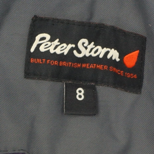 Peter Storm Women's Black Parka Jacket Size 8