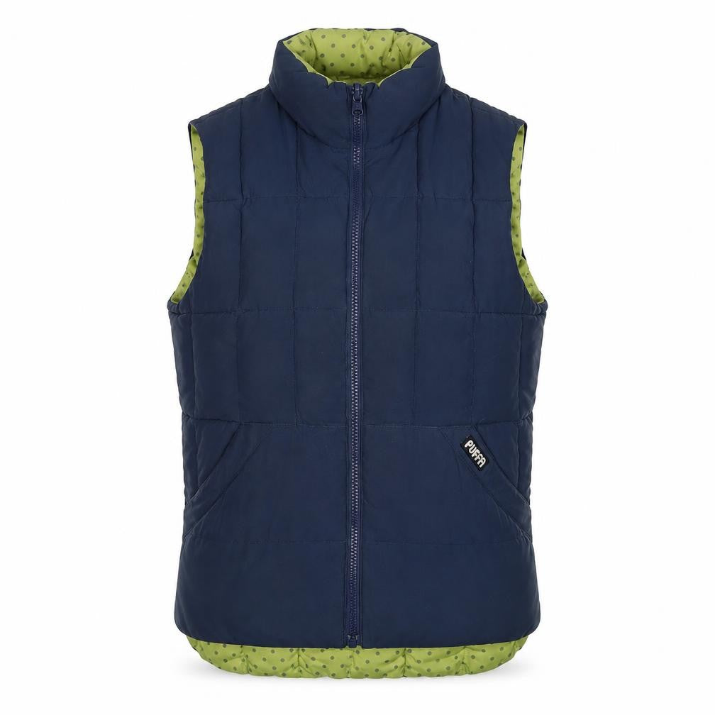 Puffa Blue Unisex Padded Waistcoat XS Casual