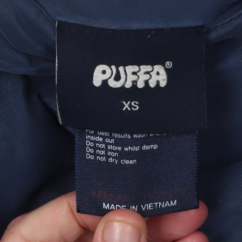 Puffa Blue Unisex Padded Waistcoat XS Casual