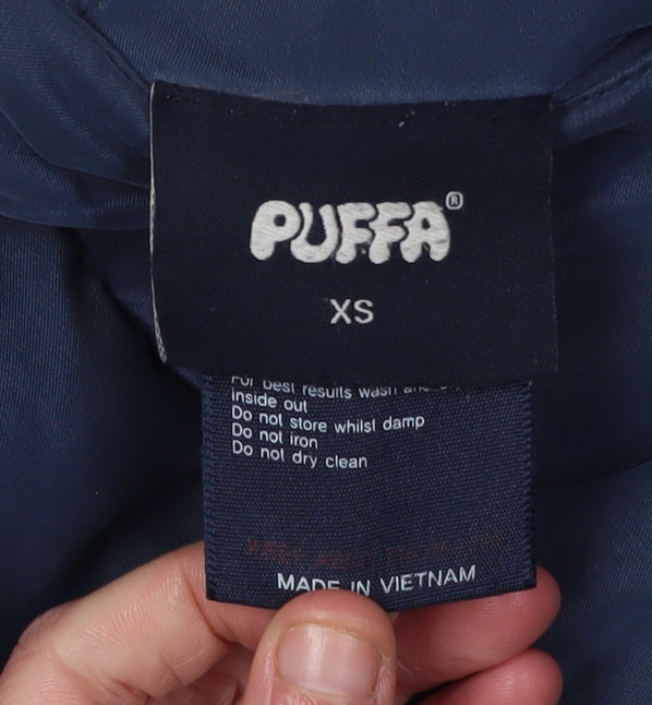 Puffa Blue Unisex Padded Waistcoat XS Casual