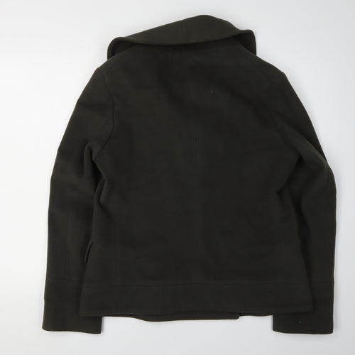 Jigsaw Women’s Green Wool Pea Coat Size 14