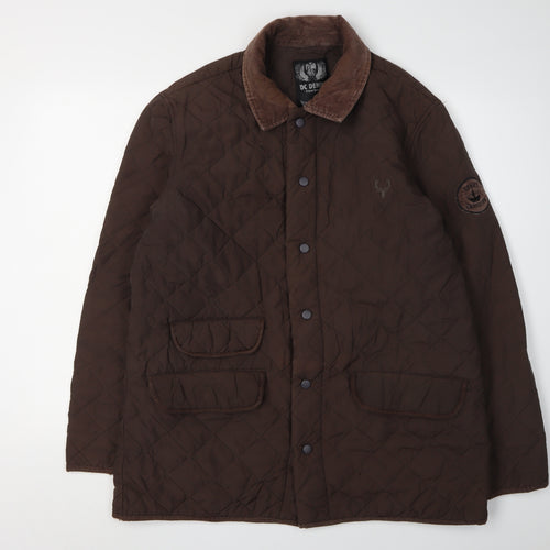 DC Denim Women's Brown Quilted Jacket - M, Casual Classic