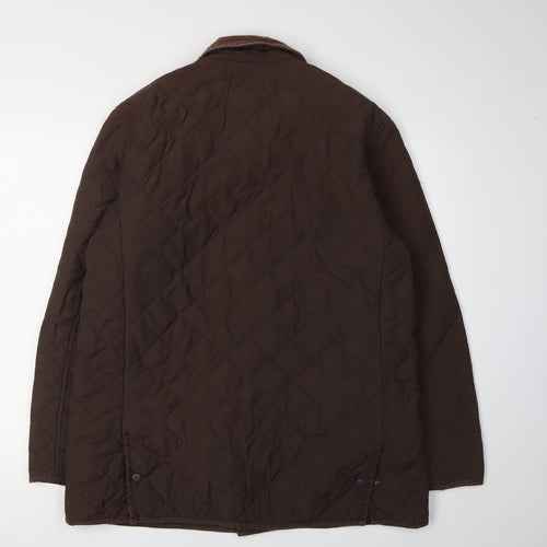 DC Denim Women's Brown Quilted Jacket - M, Casual Classic