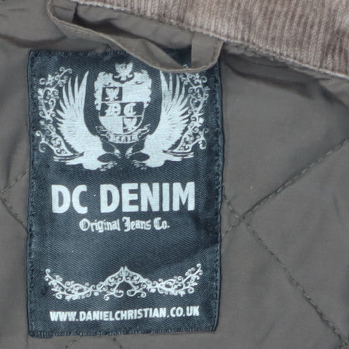 DC Denim Women's Brown Quilted Jacket - M, Casual Classic
