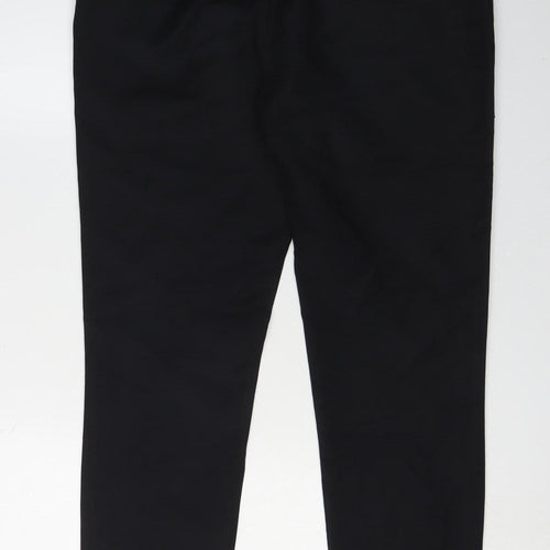 Laura Ashley Women's Black Straight Trousers Size 12