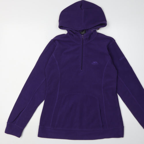 Trespass Women's Purple Fleece Hoodie Size S