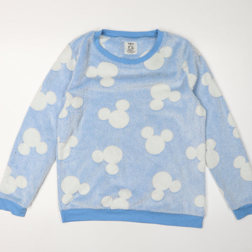 Disney Women's Blue Cartoon Pyjama Top - UK 12-14