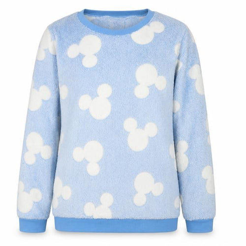 Disney Women's Blue Cartoon Pyjama Top - UK 12-14