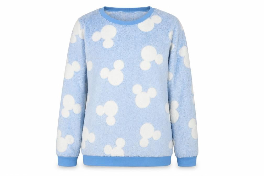 Disney Women's Blue Cartoon Pyjama Top - UK 12-14