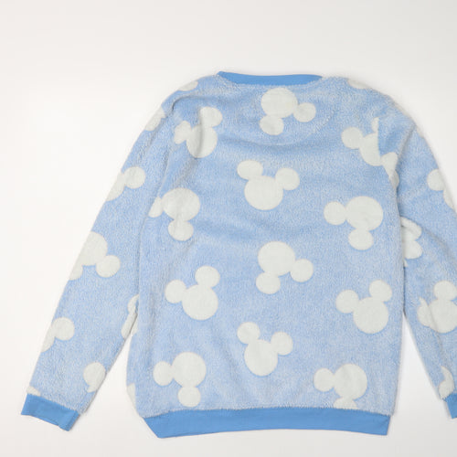 Disney Women's Blue Cartoon Pyjama Top - UK 12-14