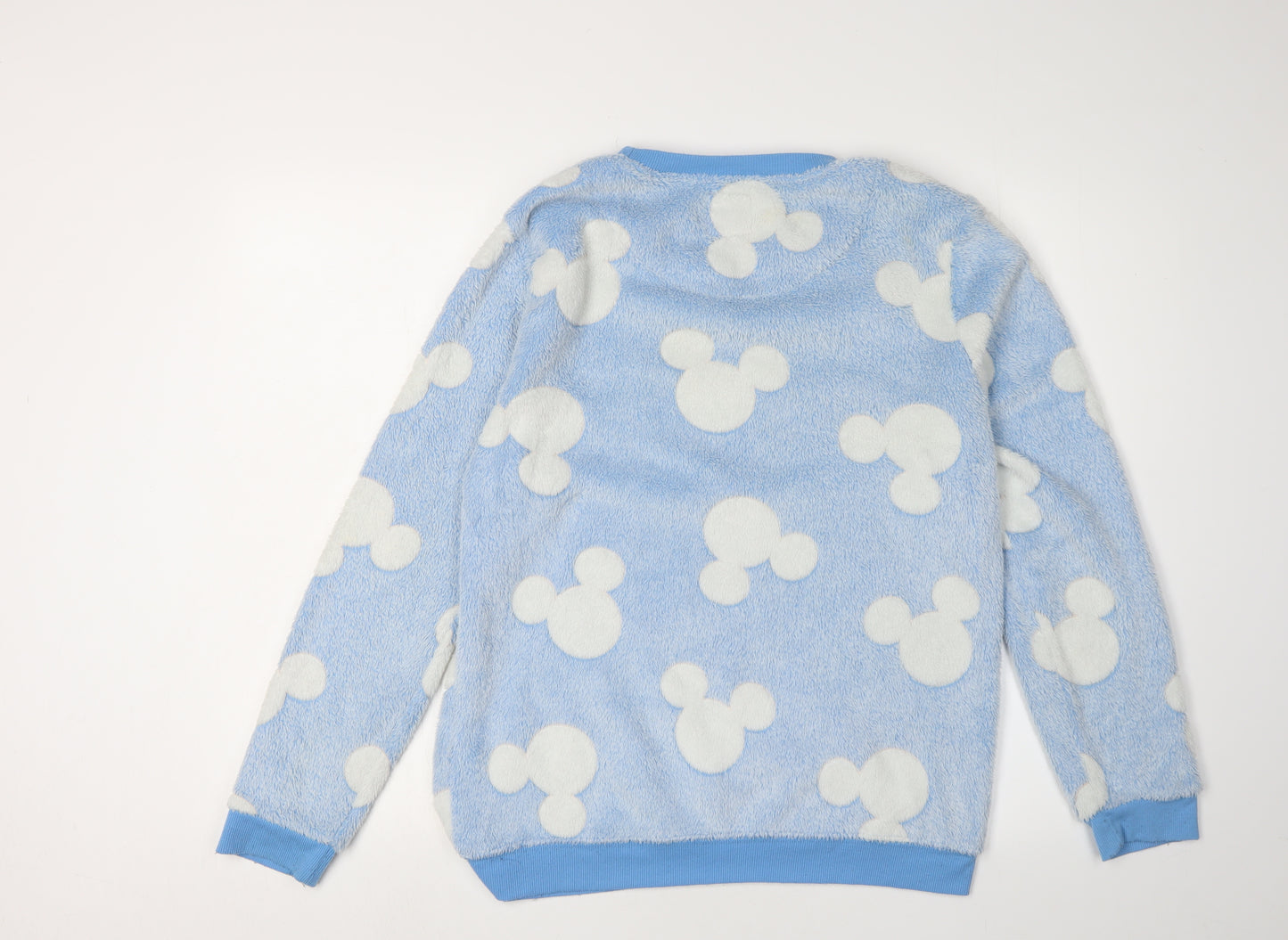 Disney Women's Blue Cartoon Pyjama Top - UK 12-14