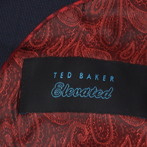 Ted Baker Men's Blue 40R Classic 1 Piece Suit Jacket