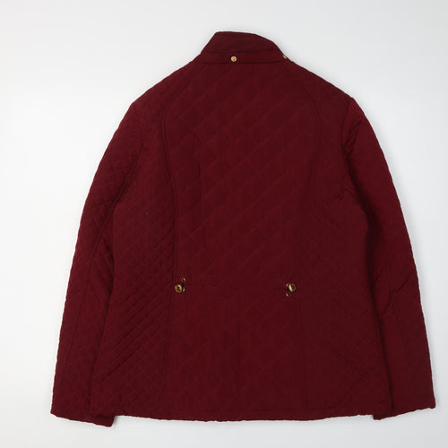 Beacan Cove Women's Red Quilted Jacket Size 12