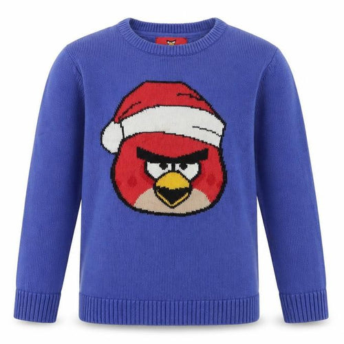 Marks and Spencer Boys Blue Angry Birds Christmas Jumper 9-10 Years