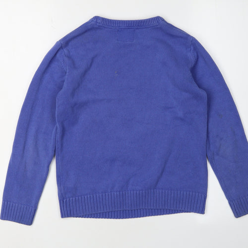 Marks and Spencer Boys Blue Angry Birds Christmas Jumper 9-10 Years