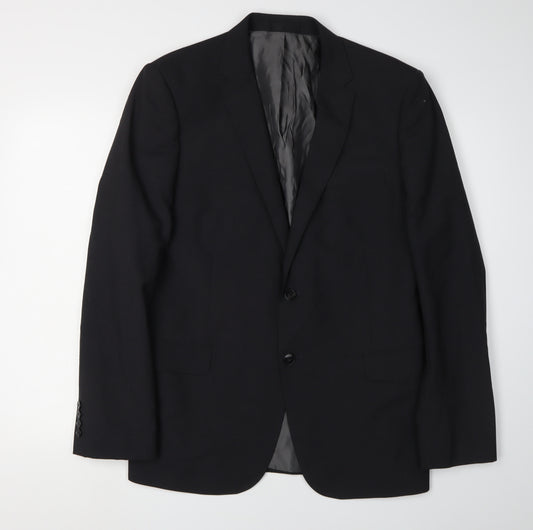 Kin by John Lewis Men's Black Slim Fit Suit Jacket 42R