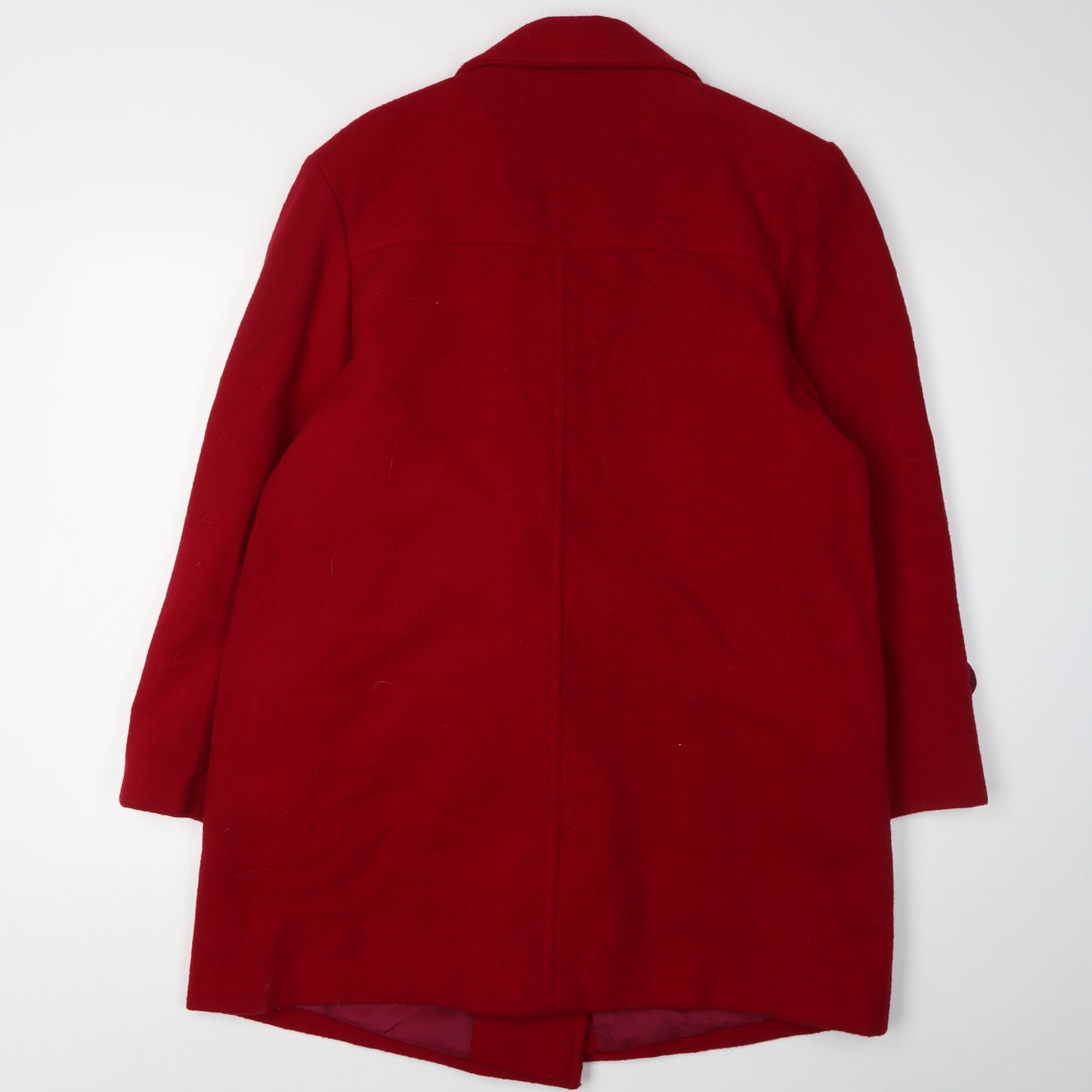 The Great Coat Company Women's Red Wool Pea Coat Size 14