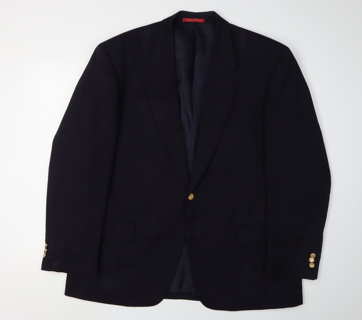 Debenham & Freebody Men's Black Blazer 44R Regular Wool