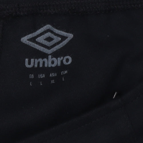 Umbro Men's Black Jogger Trousers L - Slim Fit