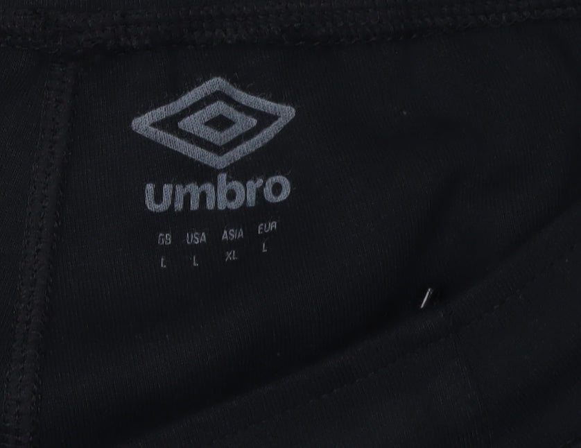Umbro Men's Black Jogger Trousers L - Slim Fit