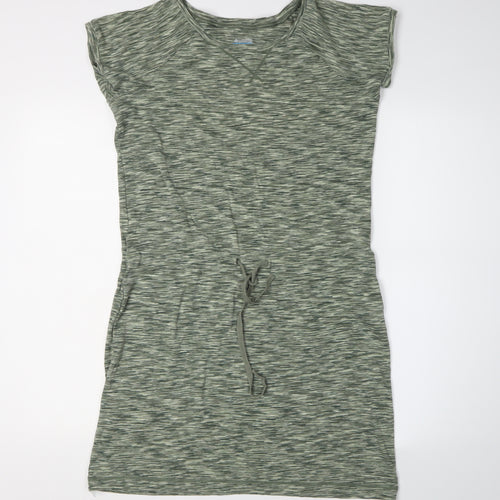 Columbia Women's Green T-Shirt Dress, M, Casual Wear