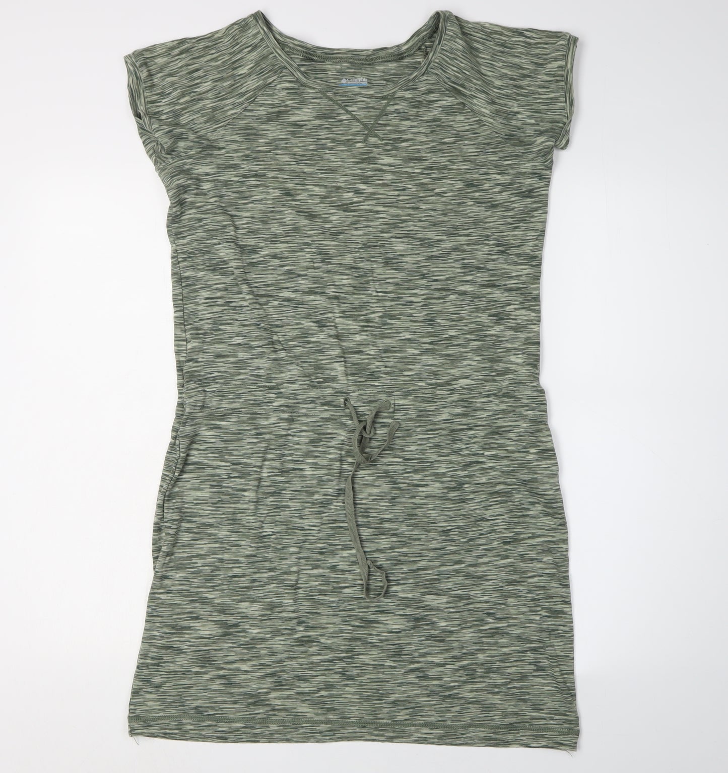Columbia Women's Green T-Shirt Dress, M, Casual Wear