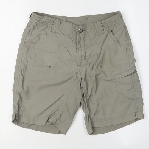 Columbia Women's Grey Athletic Hiking Shorts, Size 8