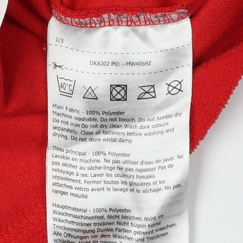 Dare2b Boys Red Fleece Pullover Sweatshirt 13Y