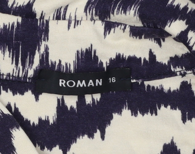 Roman Women's Multicoloured Blouse Size 16 Casual