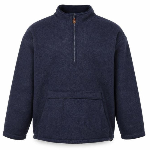 St. Bernard Blue 1/4 Zip Fleece Sweatshirt XL Unisex