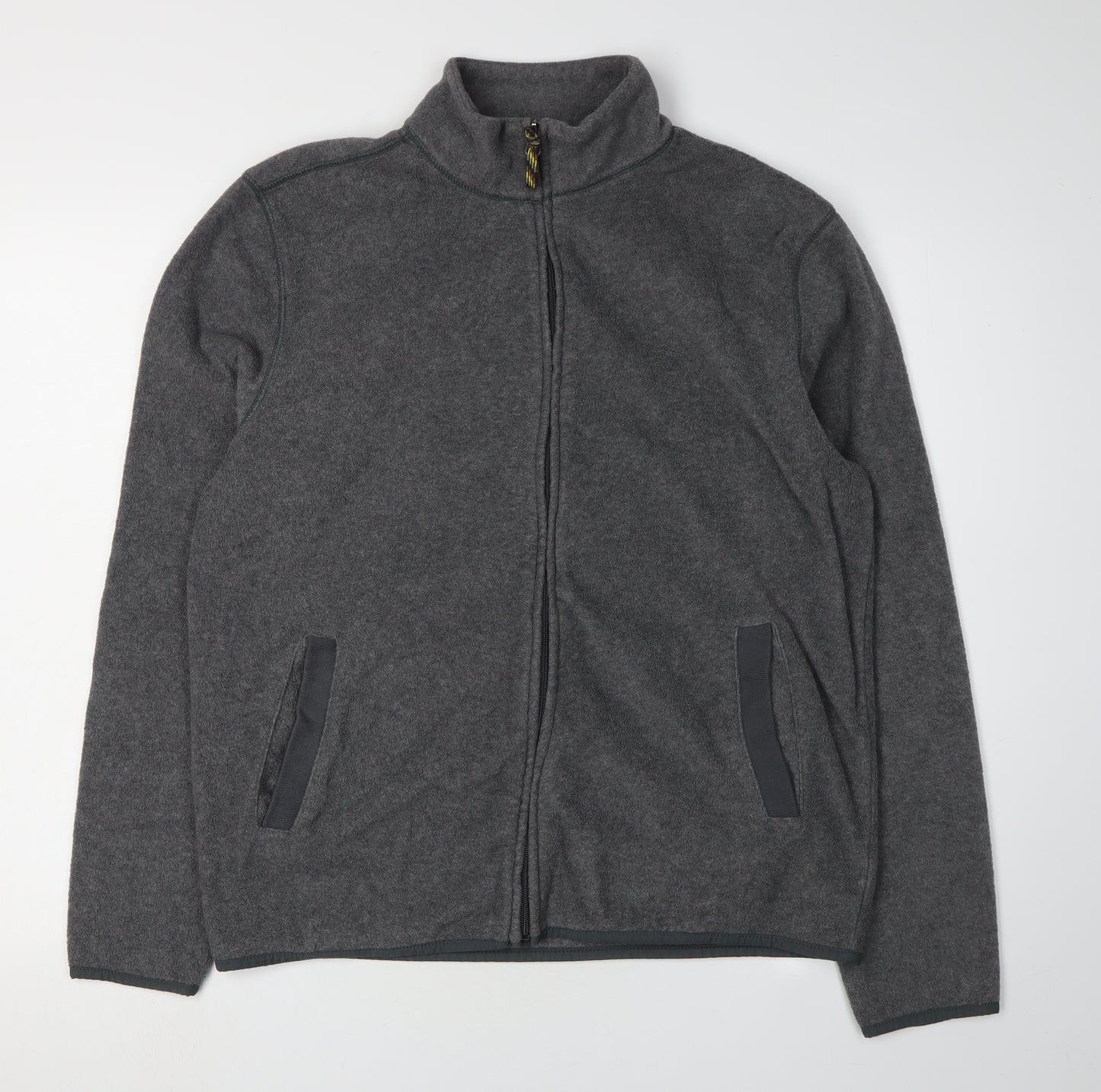 Gap Men's Grey Full Zip Jacket Size L Casual Warm