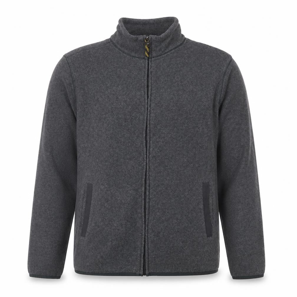 Front view of Gap Men's Grey Full Zip Jacket, size L, Casual Warm