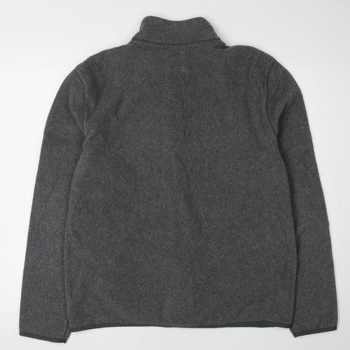 Gap Men's Grey Full Zip Jacket Size L Casual Warm