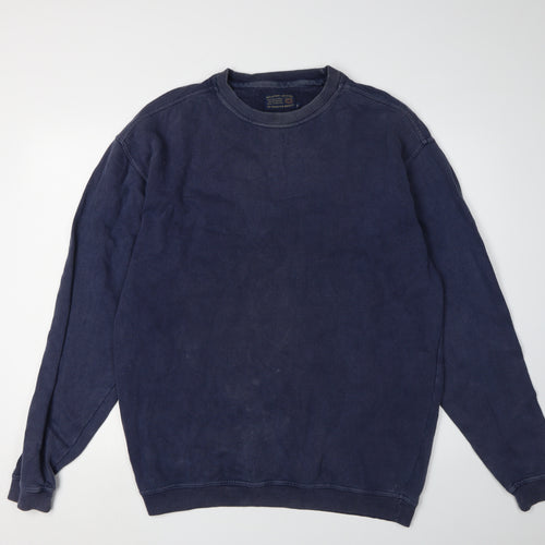 Debenhams Men's Blue Pullover Sweatshirt S Relaxed Fit
