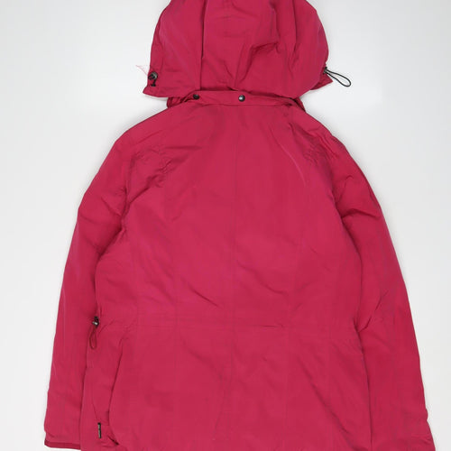 Fuchs Schmitt Women's Red Hooded Parka Jacket Size 16