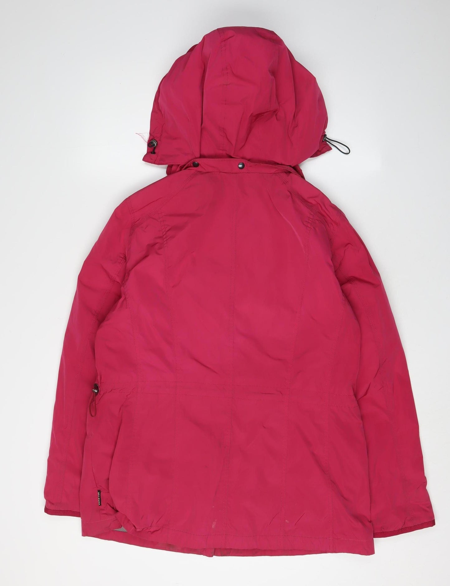 Fuchs Schmitt Women's Red Hooded Parka Jacket Size 16