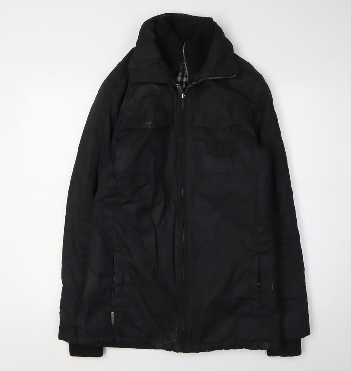 Firetrap Men's Black XS Classic Zip Jacket
