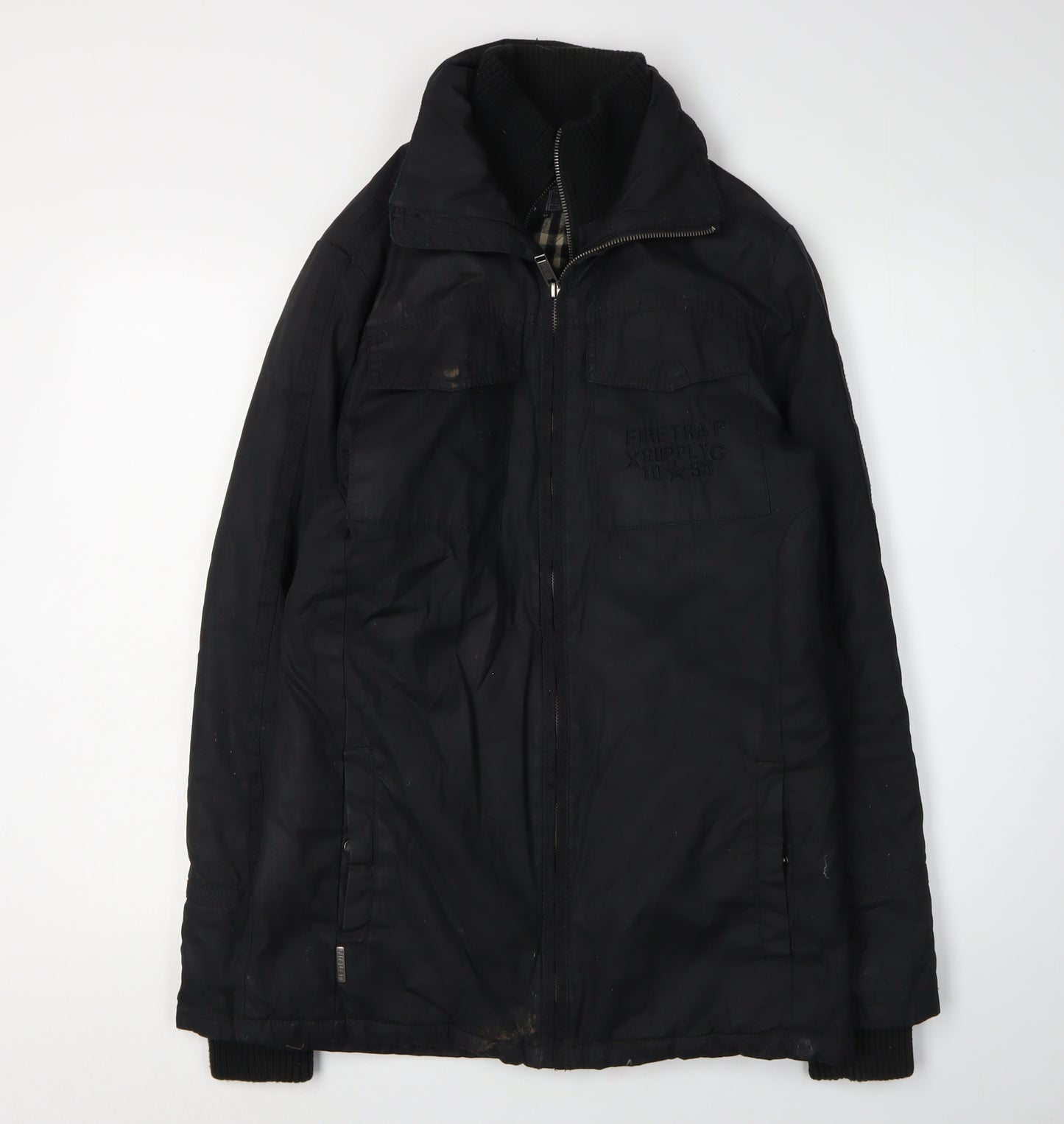 Firetrap Men's Black XS Classic Zip Jacket