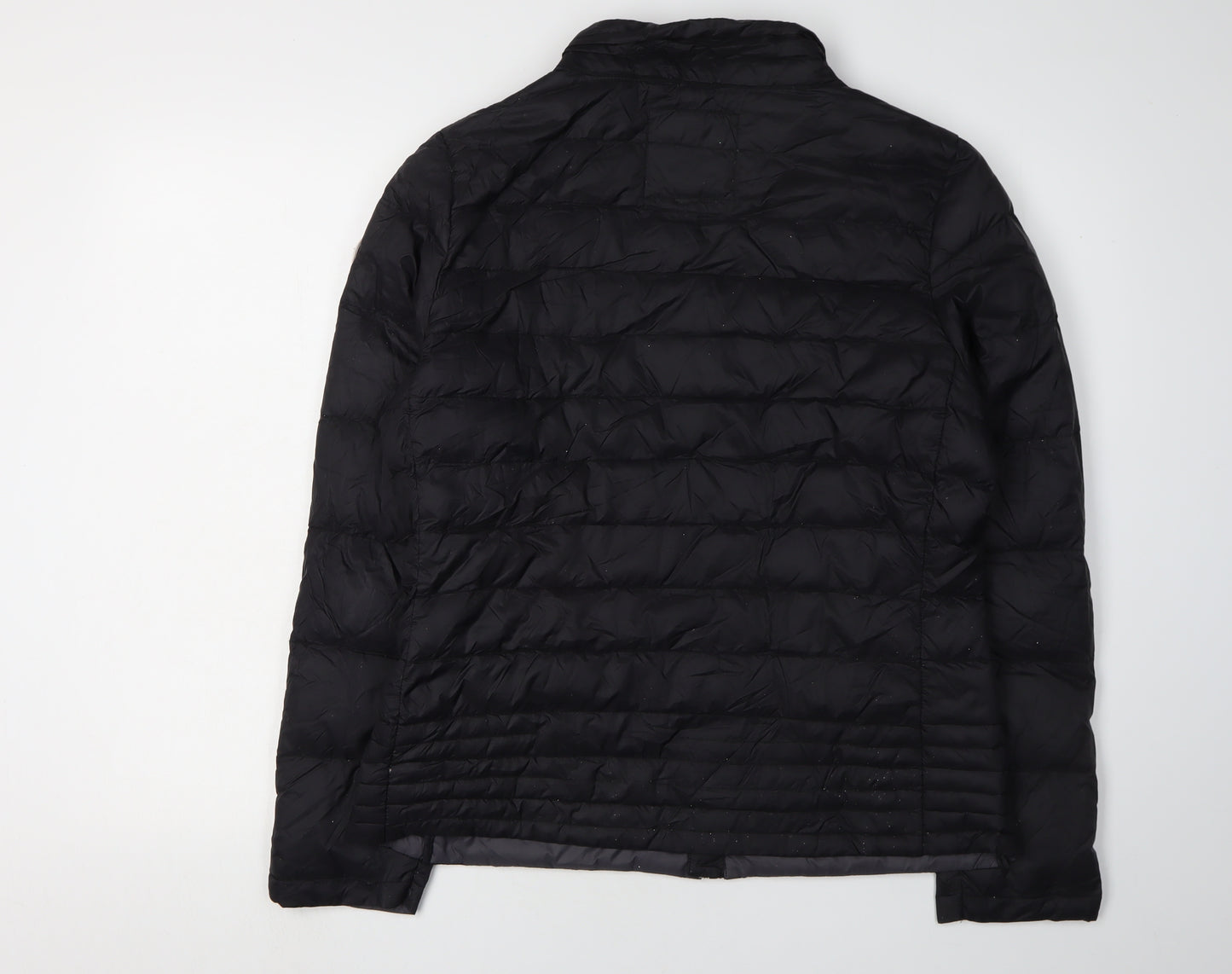 Puffa Boys Black Puffer Jacket L Lightweight Insulated