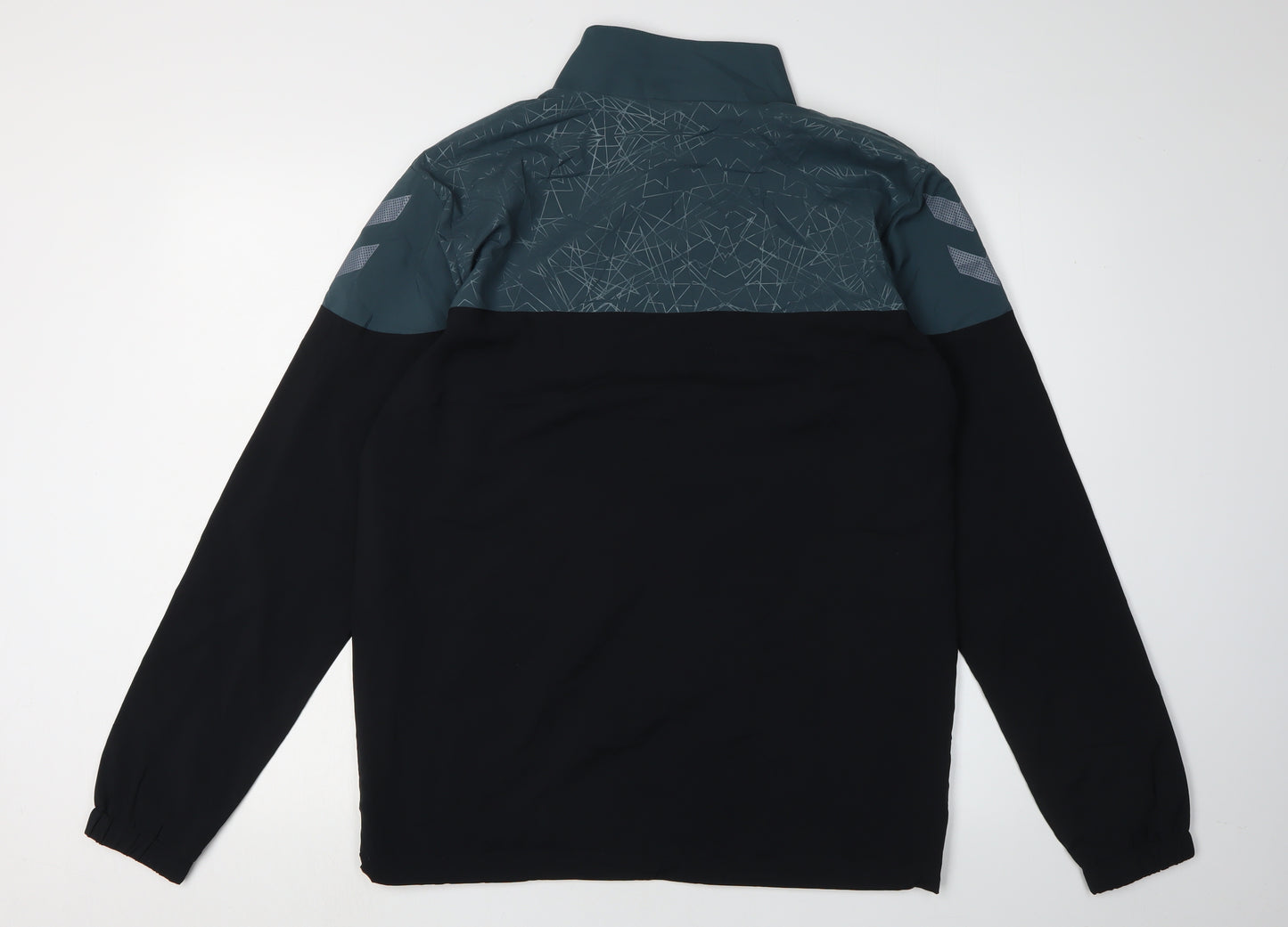 Hummel Men's Black Windbreaker Jacket S