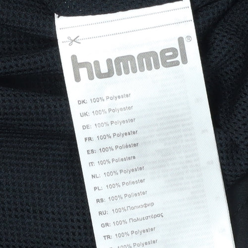 Hummel Men's Black Windbreaker Jacket S