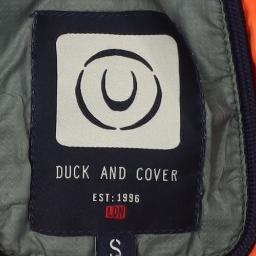 Duck and Cover Unisex Green Waistcoat, Quilted, Size S